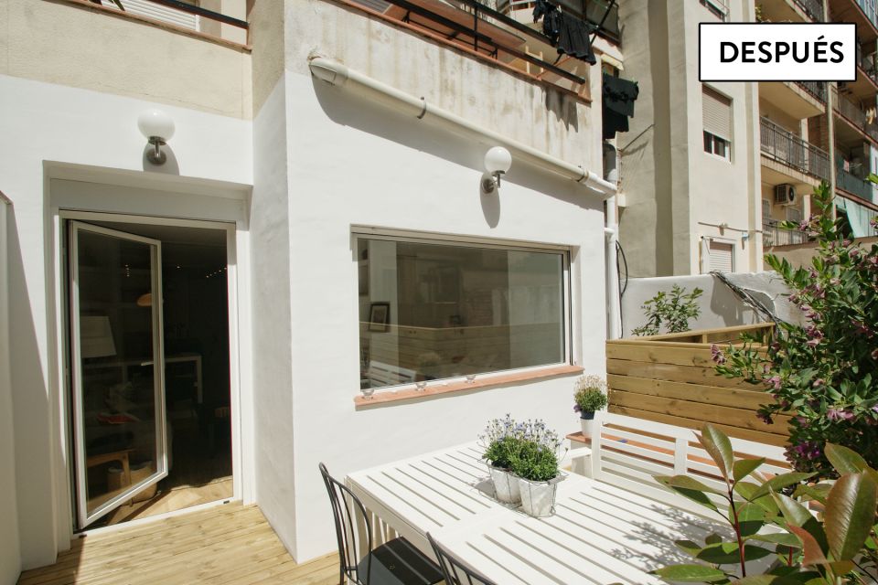 Un viejo piso de sagrada familia reconvertido en un apartamento de ...