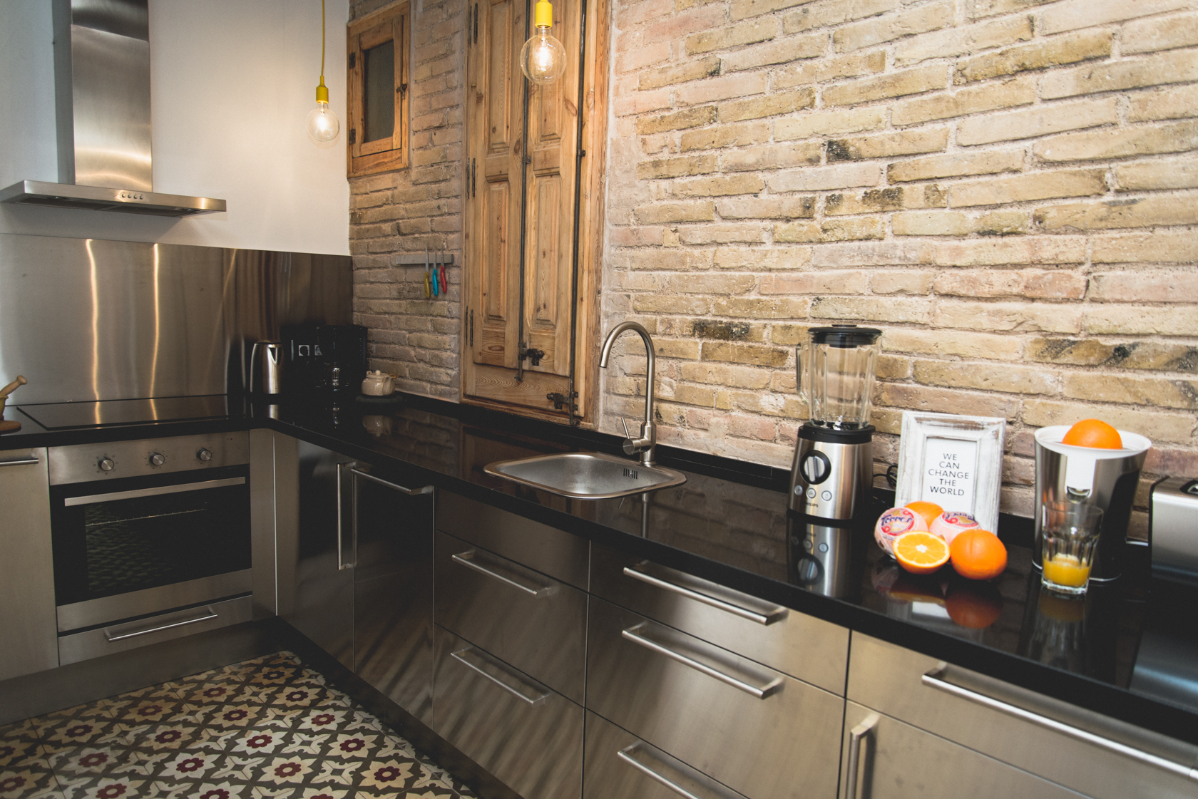 Piso amueblado de dos habitaciones en alquiler en Gracia