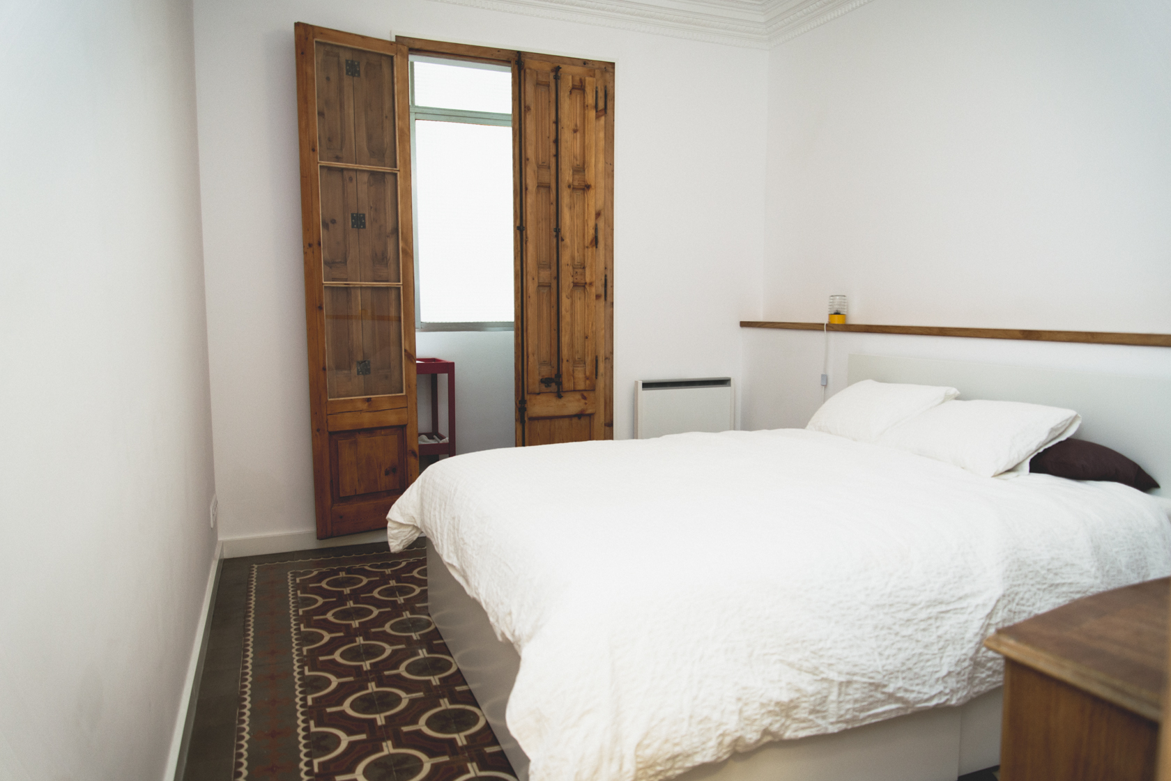 Piso amueblado de dos habitaciones en alquiler en Gracia
