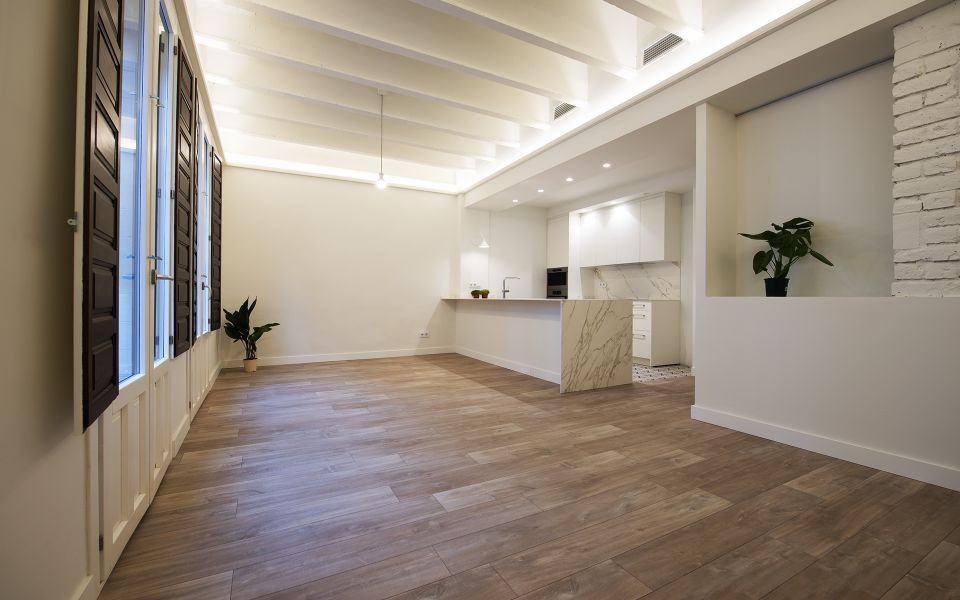 piso reformado de 3 habitaciones en el