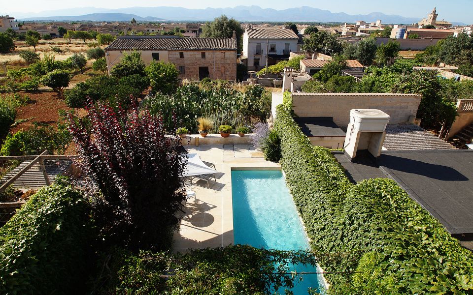 Casa de 2 dormitorios con patio, terraza y piscina en Algaida | Monapart