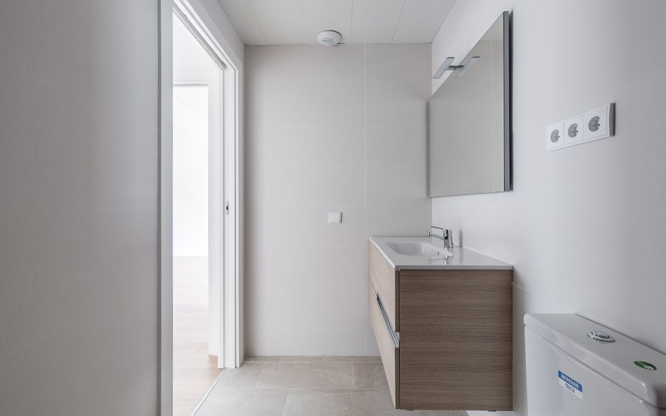 Piso de 58m2 con 2 habitaciones a estrenar en el corazón del Guinardó