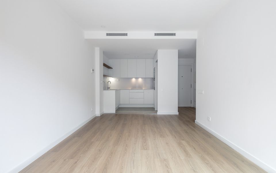 Piso de 58m2 con 2 habitaciones a estrenar en el corazón del Guinardó