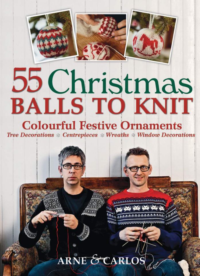 55 christmas balls to knit book