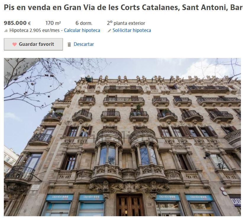 Finca regia en Barcelona | Monapart