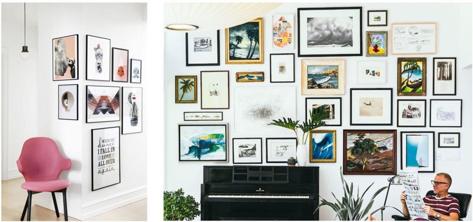 Consejos para decorar con un "gallery wall" | Monapart