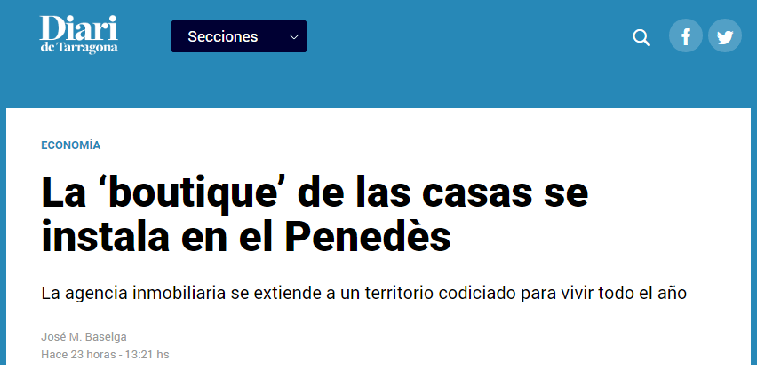 La ‘boutique’ de las casas se instala en el Penedès | Monapart