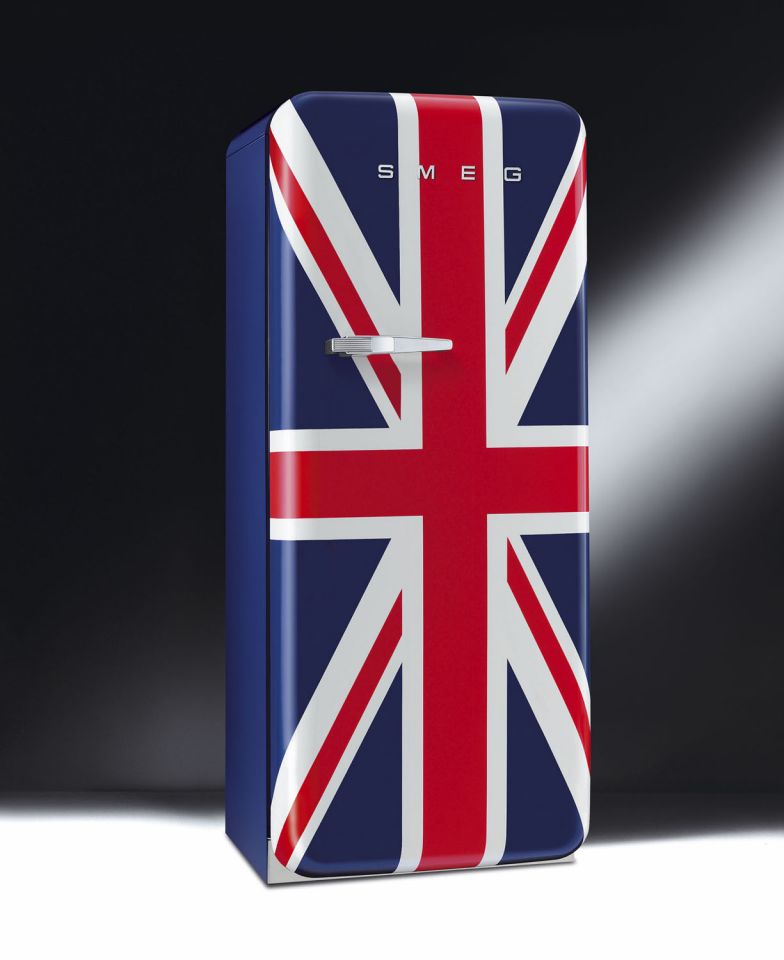 smeg nevera Union Jack