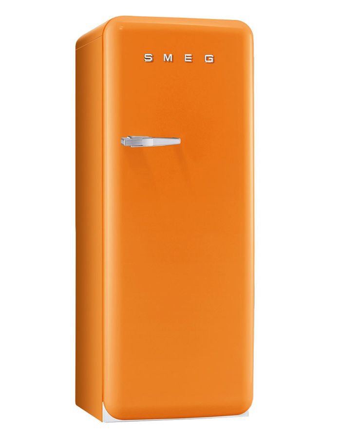 smeg nevera naranja