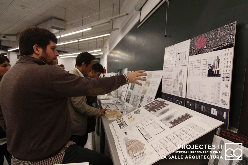 Monapart y La Llave de Oro organizaron el concurso de proyectos de segundo de la Escuela de Arquitectura La Salle Bcn